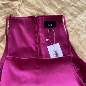 Beth yard jumpsuit in raspberry